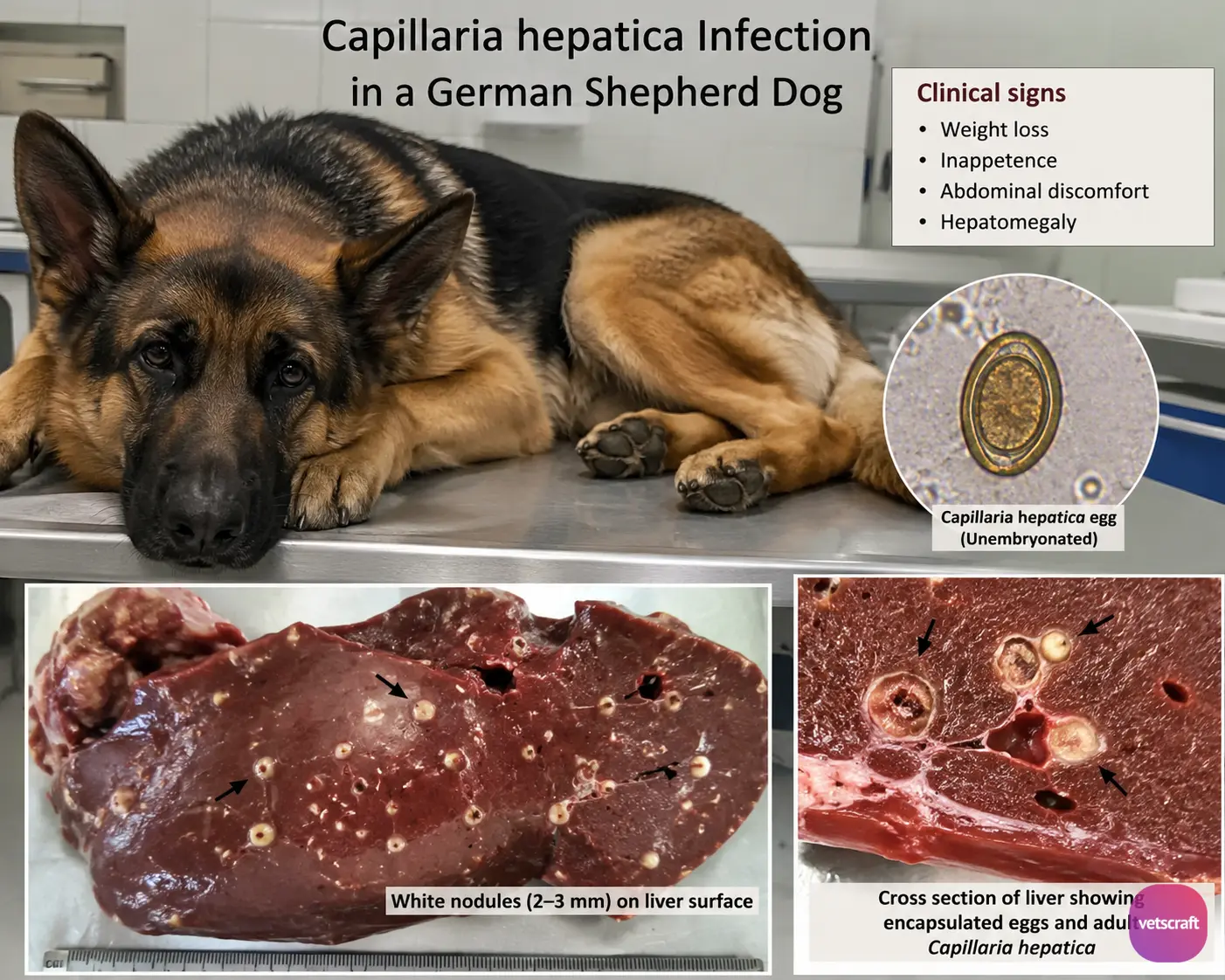 Capillaria hepatica (Hepatic Capillary Worm) Infection