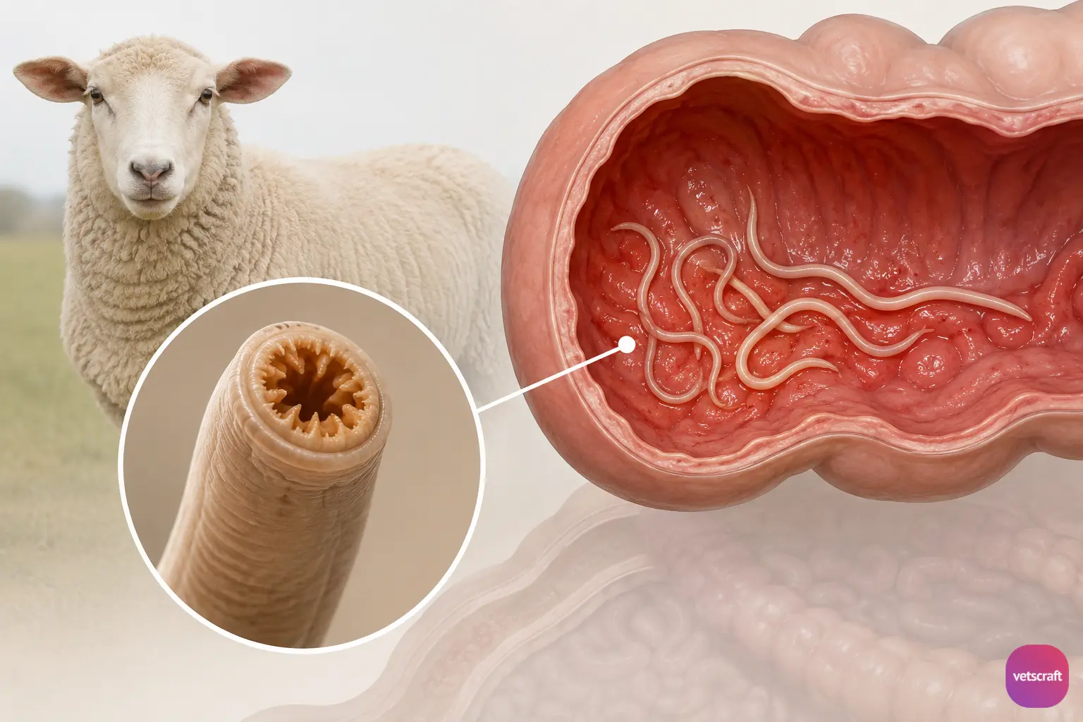 Chabertia ovina (Large-Mouthed Bowel Worm)