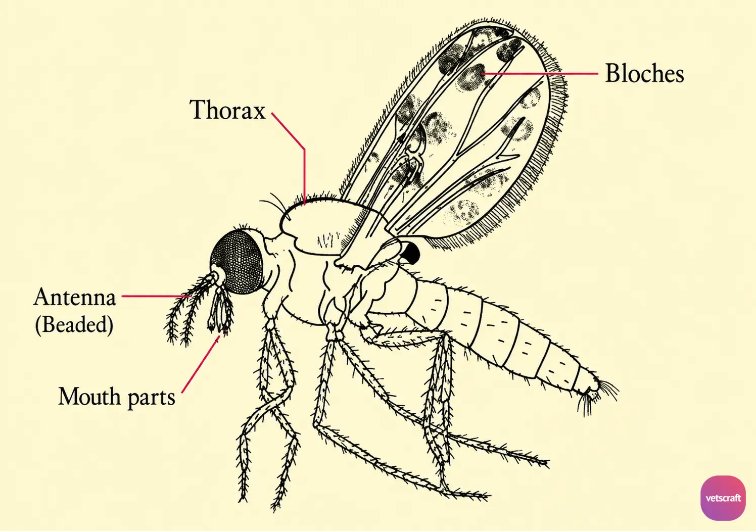 Culicoides fulvithorax (Biting Midges or No-see-ums or Punkies)