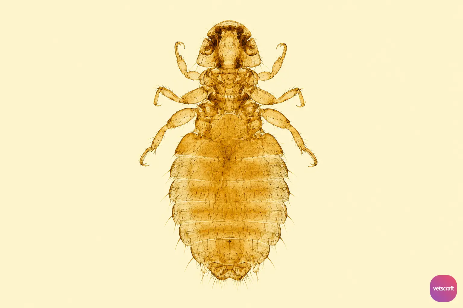 Heterodoxus spiniger (Biting Louse of Dogs) Parasite