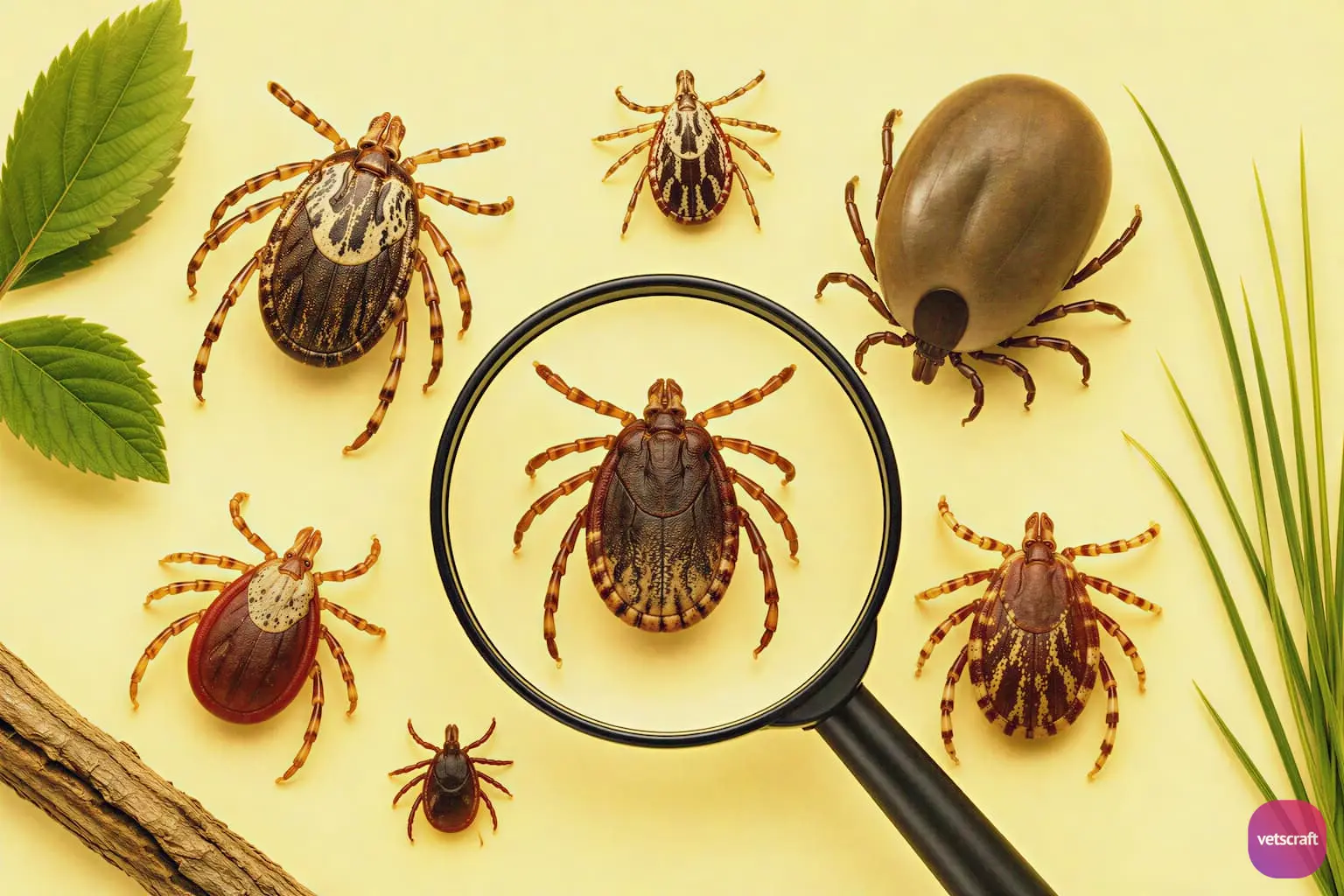 Ixodid Ticks (Species, Morphological Differences, and Vector Potential)