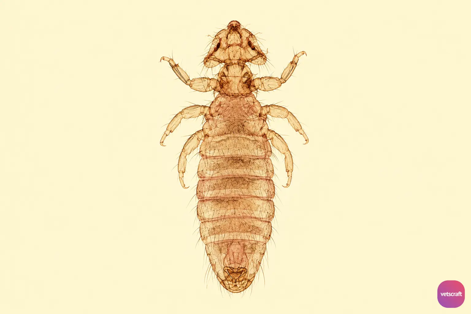Menacanthus stramineus (Chicken Body Louse)