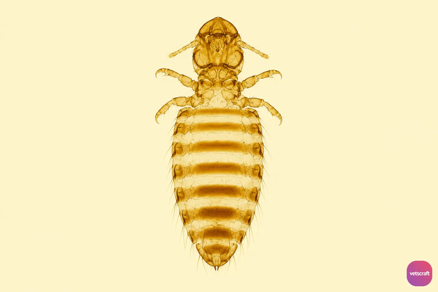 Menopon gallinae (Yellow Shaft Louse of Poultry)