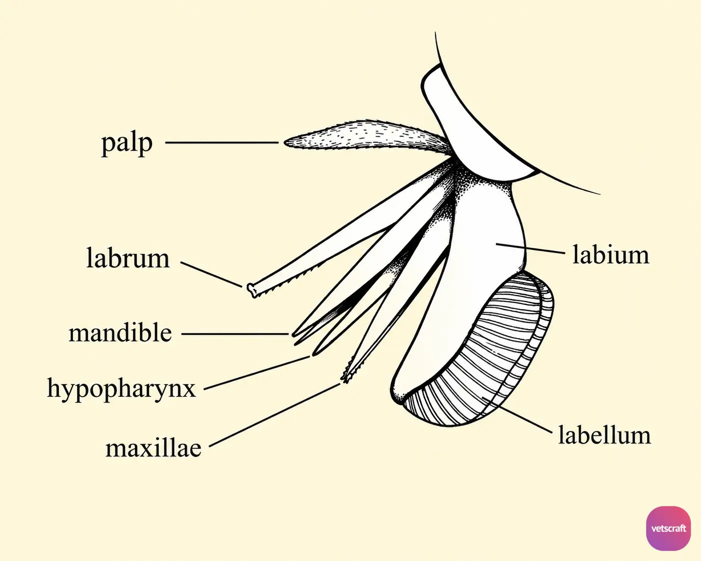 Mouthparts of Tabanus (Horse Fly)