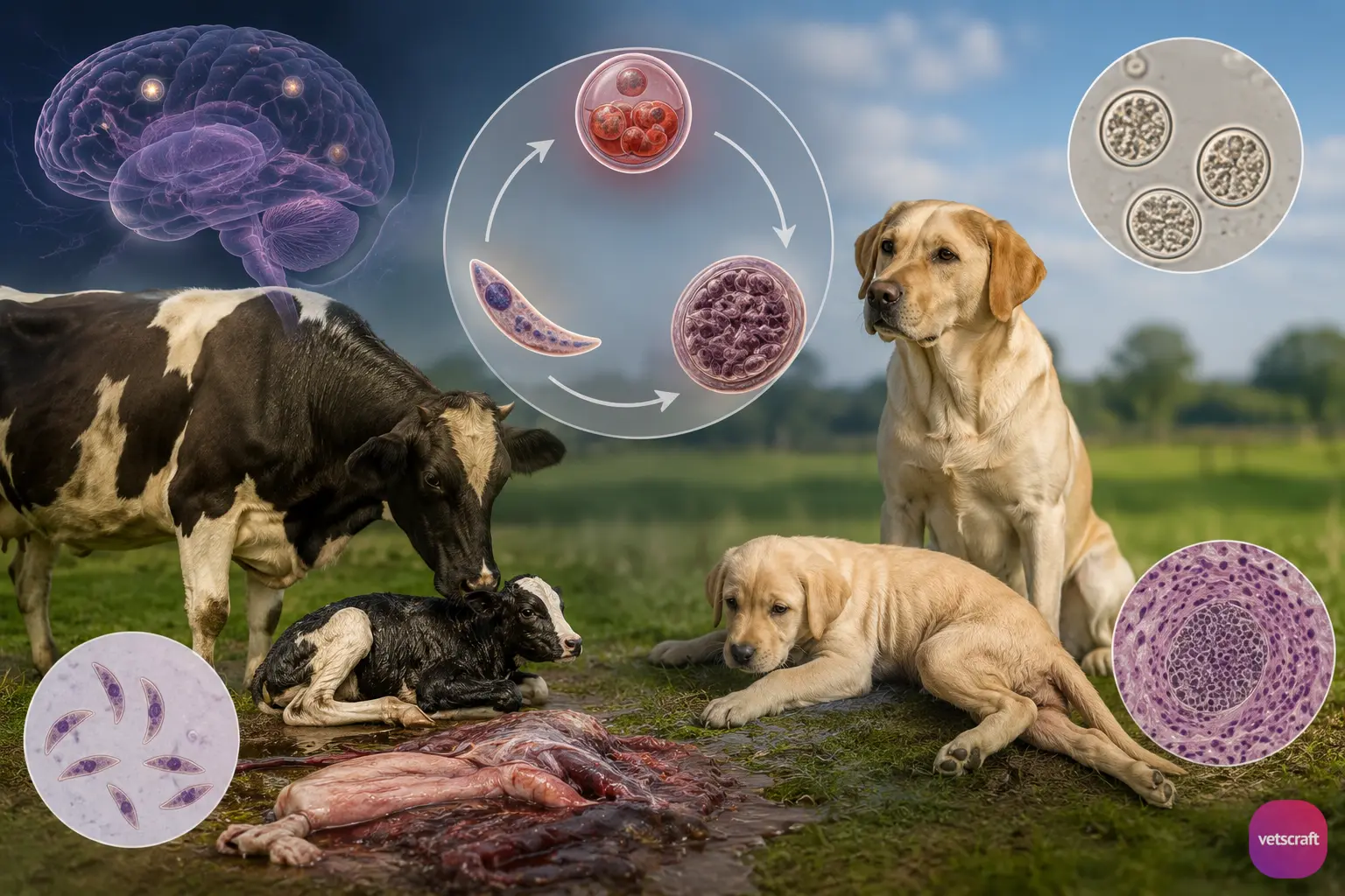 Neosporosis in Dogs and Cattle
