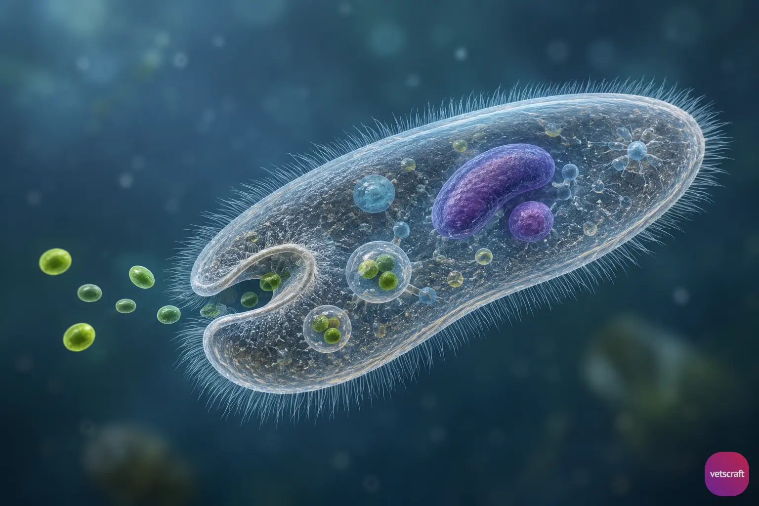 Nutrition in Protozoa (Protozoa Eating Food)