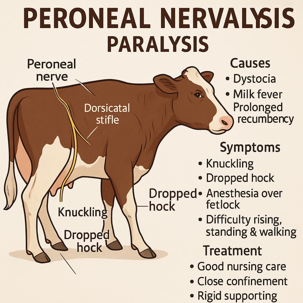 Peroneal Nerve Paralysis in a Cow