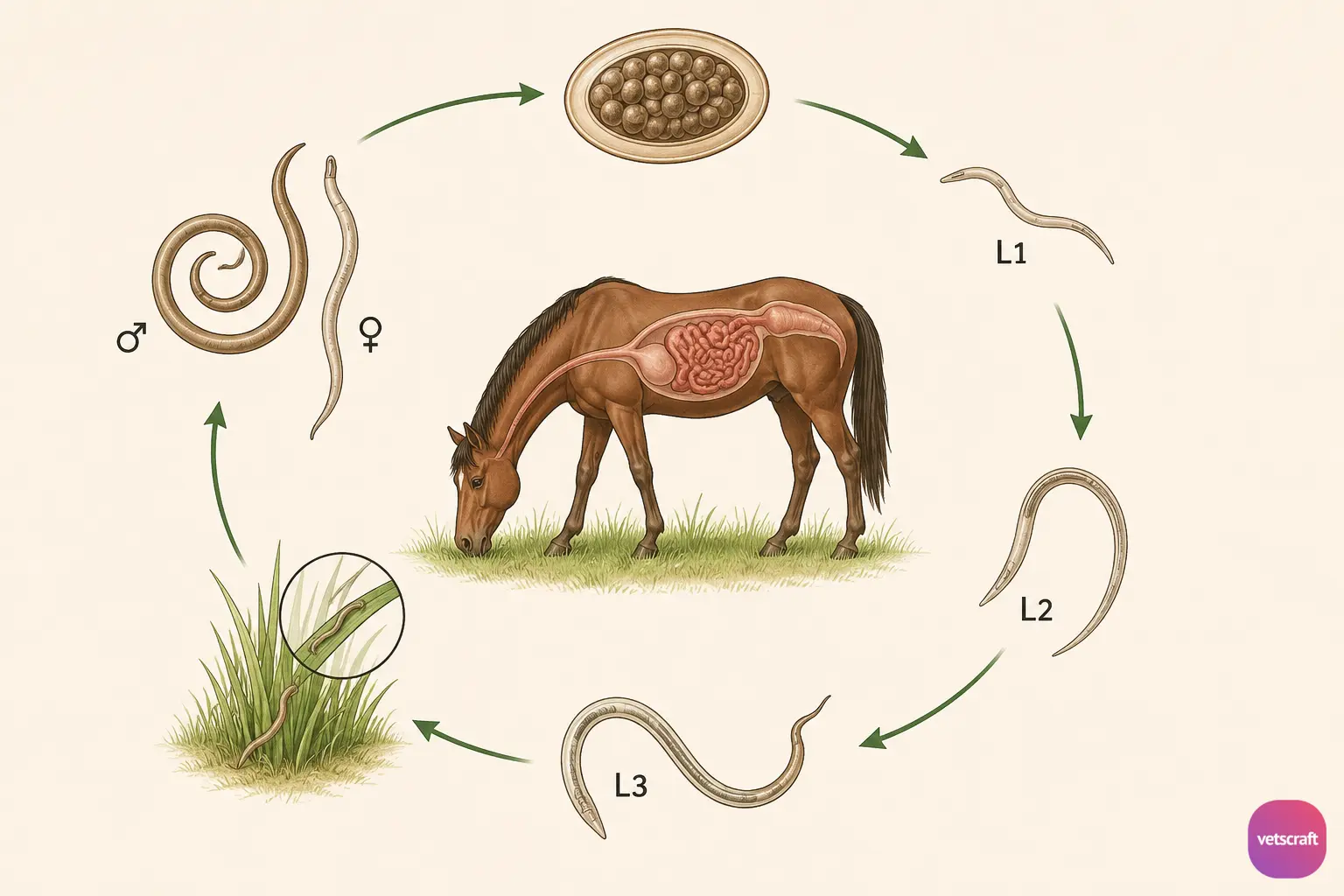 Strongyle Worms (Strongyloidea)