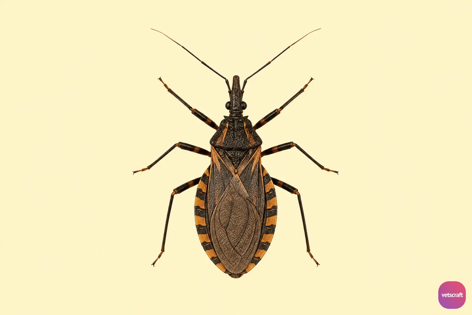 Triatoma (Kissing Bug or Cone-Nosed Bug or Assassin Bug)