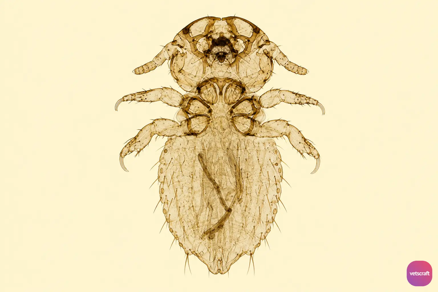 Trichodectes canis (Biting Dog Louse)